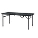 Mainstays 4' Fold-In-Half Adjustable Table, Rich Black