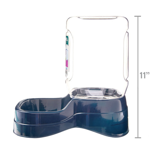 Vibrant Life Automatic Dog Waterer, Blue, Medium, 1.2 Gallons