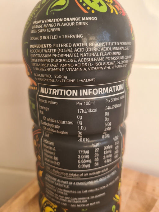 1St EDITION SERIAL NUMBER. PRIME HYDRATION Ksi Flavour LIMITED UK EDITION.