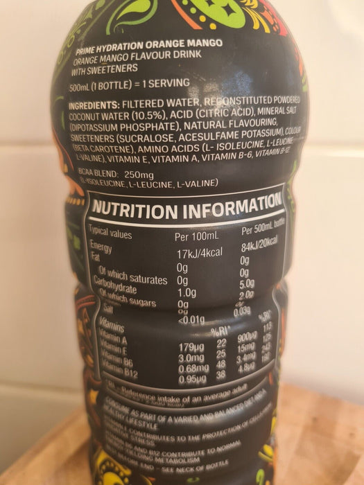 1St EDITION SERIAL NUMBER. PRIME HYDRATION Ksi Flavour LIMITED UK EDITION.