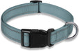Reflective Dog Collar with Buckle Adjustable Safety Nylon Collars for Small Medium Large Dogs, Black S