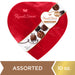 Russell Stover Valentine'S Day Red Foil Heart Assorted Milk & Dark Chocolate Gift Box, 10 Oz. (≈ 17 Pieces)