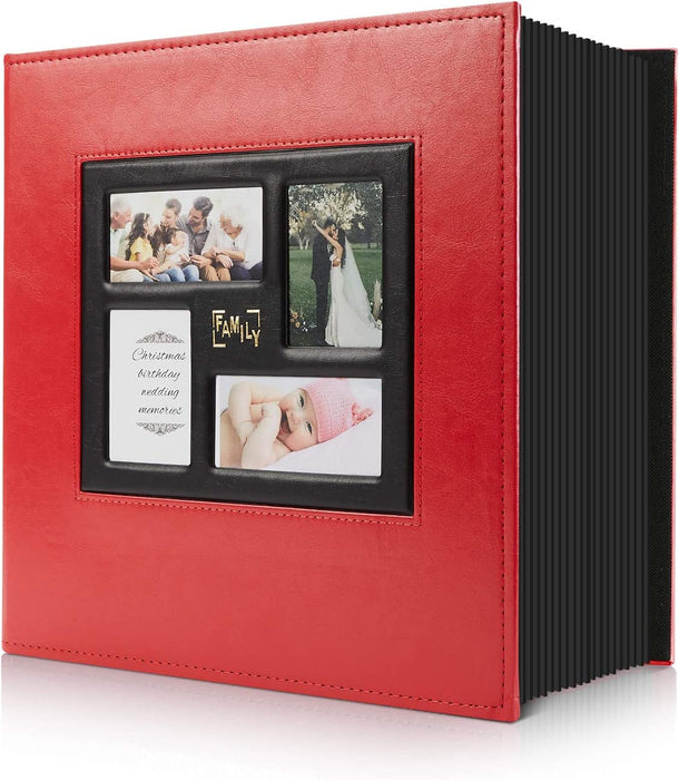 Photo Album 4X6 500 Pockets Photos, Extra Large Capacity Family Wedding Picture Albums Holds 500 Horizontal and Vertical Photos (500Pockets, Teal)