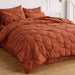 Bedsure Full Size Comforter Sets - Bedding Sets Full 7 Pieces, Bed in a Bag Burnt Orange Bed Sets with Comforters, Sheets, Pillowcases & Shams,Adult & Kids Bedding