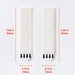 28-Pairs(56 Strips) Large Picture Hanging Strips Heavy Duty, Removable Hook and Loop Tape, Picture Hanger Damage Free, Adhesive Strips for Frame Hanging and Christmas Decorations