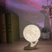 Balkwan Moon Lamp 3.5 Inches 3D Printing Moon Light Uses Dimmable and Touch Control Design,Romantic Funny Birthday Gifts for Women,Men,Kids,Child and Baby. Rustic Home Decor Rechargeable Night Light