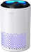 Air Purifiers for Home, HEPA Air Purifiers Air Cleaner for Smoke Pollen Dander Hair Smell Portable Air Purifier with Sleep Mode Speed Control for Bedroom Office Living Room, MK01- White
