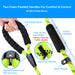 Slip Lead Dog Leash, Anti-Choking with Traffic Padded Two Handles, Reflective Strong Sturdy Heavy Duty Rope Leash, 6FT Dog Training Leash for Medium Large Dogs(6' Green)