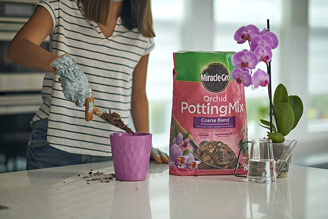 Miracle-Gro Orchid Potting Mix Coarse Blend, 8 Qt.