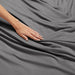Bed Sheets Set, Deep Pocket 4-Piece, Hotel Luxury Soft Microfiber, Queen Size Sheets, Gray