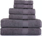 6 Piece Bath Towels Set 2 BATH TOWEL, 2 HAND TOWEL and 2 WASHCLOTHS NAVY COLOR