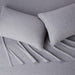 Cotton Jersey Bed Sheet Set - 4 Pcs, Full, Light Gray