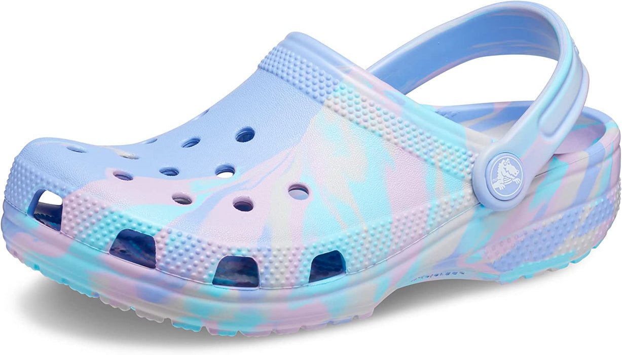 Unisex-Child Classic Marbled Tie Dye Clog