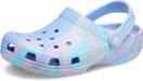 Unisex-Child Classic Marbled Tie Dye Clog