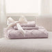 Bedsure Boho Duvet Cover Queen - Boho Bedding, Tufted Queen Duvet Cover for All Seasons, 3 Pieces Embroidery Shabby Chic Home Bedding Duvet Cover Set (Dusty Pink, Queen, 90X90)