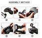 Universal Car Dashboard Mount Holder Stand HUD Design Cradle, Car Phone Holder, Clamp Arm Car Mount Dashboard Mobile Clip Stand for Cell Phone GPS