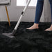 Super Soft Shaggy Rugs Fluffy Carpets, Black Area Rug for Living Room Bedroom Girls Kids Room Nursery Home Decor, Non-Slip Plush Indoor Floor Bedside Rug, 5 Ft X 8 Ft, Black