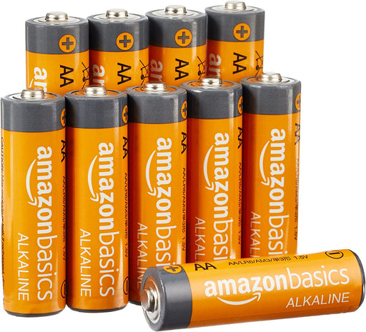 48 Pack AA High-Performance Alkaline Batteries, 10-Year Shelf Life, Easy to Open Value Pack