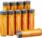 48 Pack AA High-Performance Alkaline Batteries, 10-Year Shelf Life, Easy to Open Value Pack