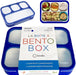 Bento Lunch Box Kids & Adult: Leakproof Lunch Containers for Boys & Girls with 3 Compartments - School, Daycare, Meal Planning Portion Control Container, Bpa-Free Boxes, Utensils | Blue Purple 2 Pack