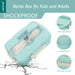 Bento Box for Kids Adults Lunch Box with 3 Compartment,Wheat Fiber Leak Proof Food Container with Spoon & Fork,1200Ml Lunch Boxes Containers for Men Women (Model2-Blue)