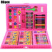 208 PCS Kid Draw Set Colored Pencil Crayon Watercolors Pens with Drawing Board Drawing Set Toy School Supplies Kid Gifts