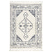 Wanda June Home Persian Shag with Fringe Area Rug, Blue/Ivory, 5'2" X 7'2" by Miranda Lambert