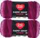 Red Heart Super Saver Jumbo Yarn, Sunny 2 Pack