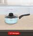 Mainstays 7 Piece Non-Stick Cookware Set Aluminum Mint, Dishwasher Safe