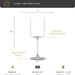 Claire 14Oz Red Wine Glass Set. Large Wine Glasses Set of 2 Crystal Wine Glasses. Elegant Wide Rim Stemware - Modern Wine Glasses with Stem. Stemmed Wine Glasses for Unique Wine Glasses Gifts