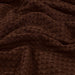 Cotton Waffle Blanket 300 GSM (Brown - 90X108 Inches) Soft Lightweight Breathable Bed Blanket King Size Layering Any Bed for All Season