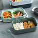 Thermal Food Warmer School Kids Lunch Box Insulated Bento Box 2 Layers Stackable Lunch Containers Portable with Sauce Bowl No BPA Leak Proof