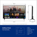 Philips 55" Class 4K Ultra HD (2160P) Google Smart LED TV (55PUL7552/F7)