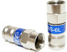20 Pieces PPC EX6 plus Satellite TV Digital Cable RG6 COAXIAL Cable Compression Fittings