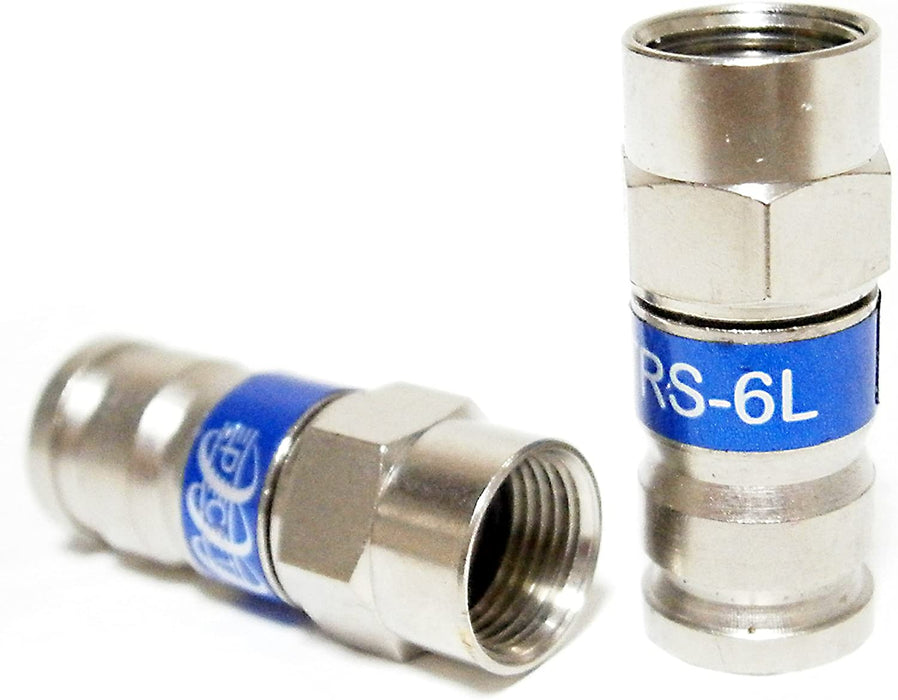 5 Pieces PPC RG11 White Weather Boot Signaltight Aqua Tight Universal Compression Connector Nitin-Plated Brass Construction Coaxial Fitting EX11N716WSPLUS 21Mm Stroke Length