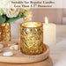 Gold Votive Candle Holders Set of 12, Mercury Glass Candle Holder for Wedding Table Centerpiece Party and Home Decor