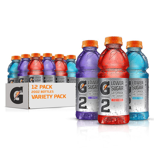 G2 Thirst Quencher Variety Pack, 20 Ounce Bottles (Pack of 12)