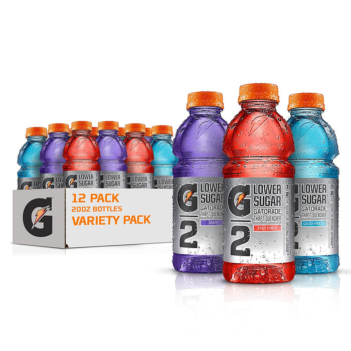 G2 Thirst Quencher Variety Pack, 20 Ounce Bottles (Pack of 12)