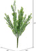 Everyday Artificial Green Mini Locust Bush 21 Inch Long - UV Resistant - Perfect for Home or Office - Sprigs Decor for Shrubs Centerpiece Vases