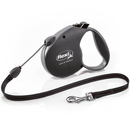 Flexi Retractable Dog Leash (Cord), 16 Ft, Medium, Black