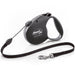 Flexi Retractable Dog Leash (Cord), 16 Ft, Medium, Black