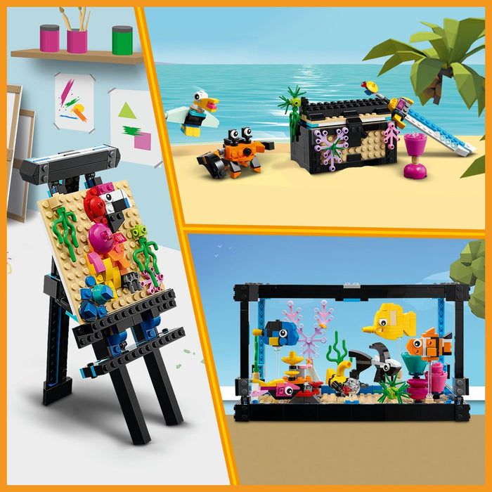 LEGO Creator 3In1 Fish Tank 31122 Buildingtoy; Great Gift for Kids (352 Pieces)