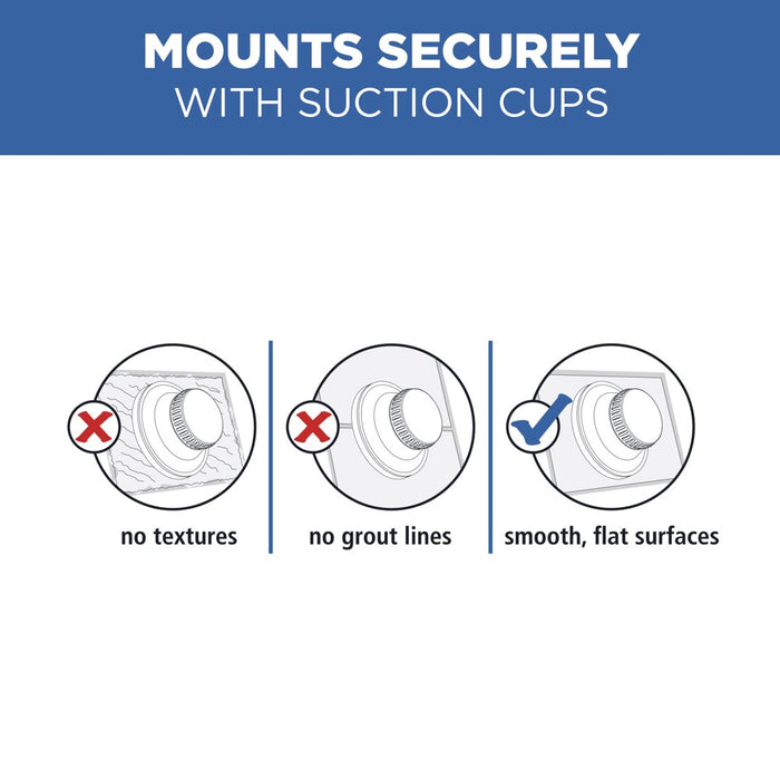 Clear Suction Soap Dish, Mainstays Power Grip