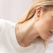 Layered Choker Necklaces for Women, 14K Gold Plated Dainty Layering Paperclip Chain Necklace Simple Adjustable Initial Coin Pendant Necklaces Layered Gold Chain Necklaces for Women Jewelry Gifts