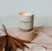 Farmhouse Candle | Autumn, Cinnamon, and Nutmeg, Fall Scented Soy Candles for Home | 12Oz Stone Jar, 60+ Hour Burn Time, Made in the USA