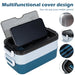 Bento Box 1050Ml Lunch Box 2 Layers Leak-Proof Lunch Containers with Spoon Fork Chopsticks for School Office
