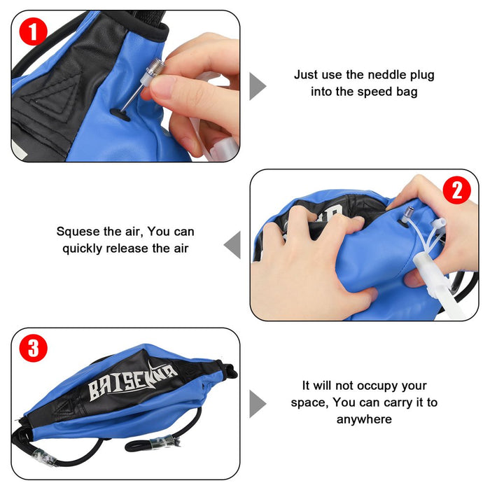 Double End Ball,  Boxing Speed Dodge Training Ball Leather Punch Bag Hanging Speed Ball for Gym MMA Boxing Speed Training, Includes Cords, Stress Relief Exercise Equipment, Adult Kids Men Women