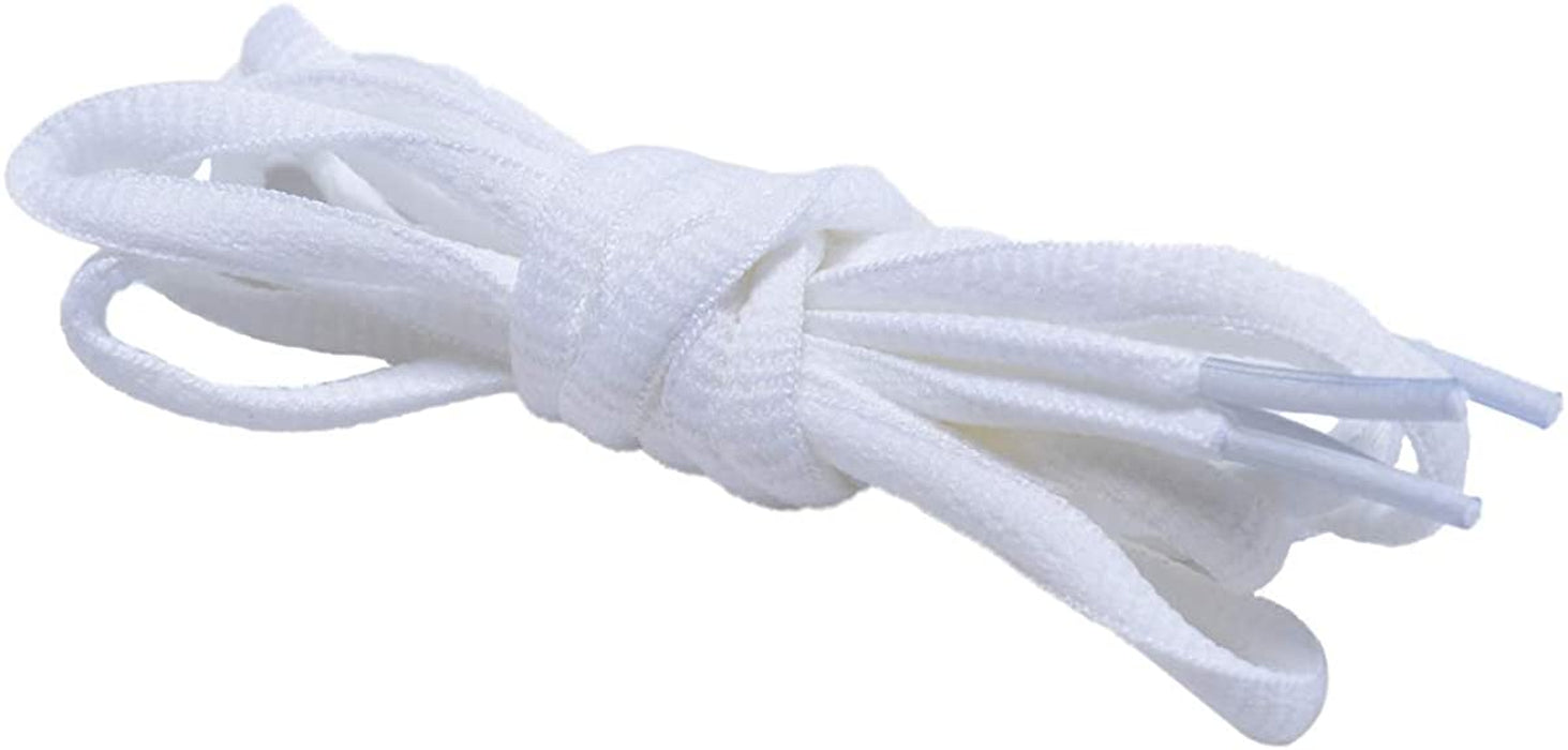Oval Shoelaces Half round 1/4" Shoe Laces for Athletic Shoelaces [2 Pairs] 8 Colors 8 Different Lengths