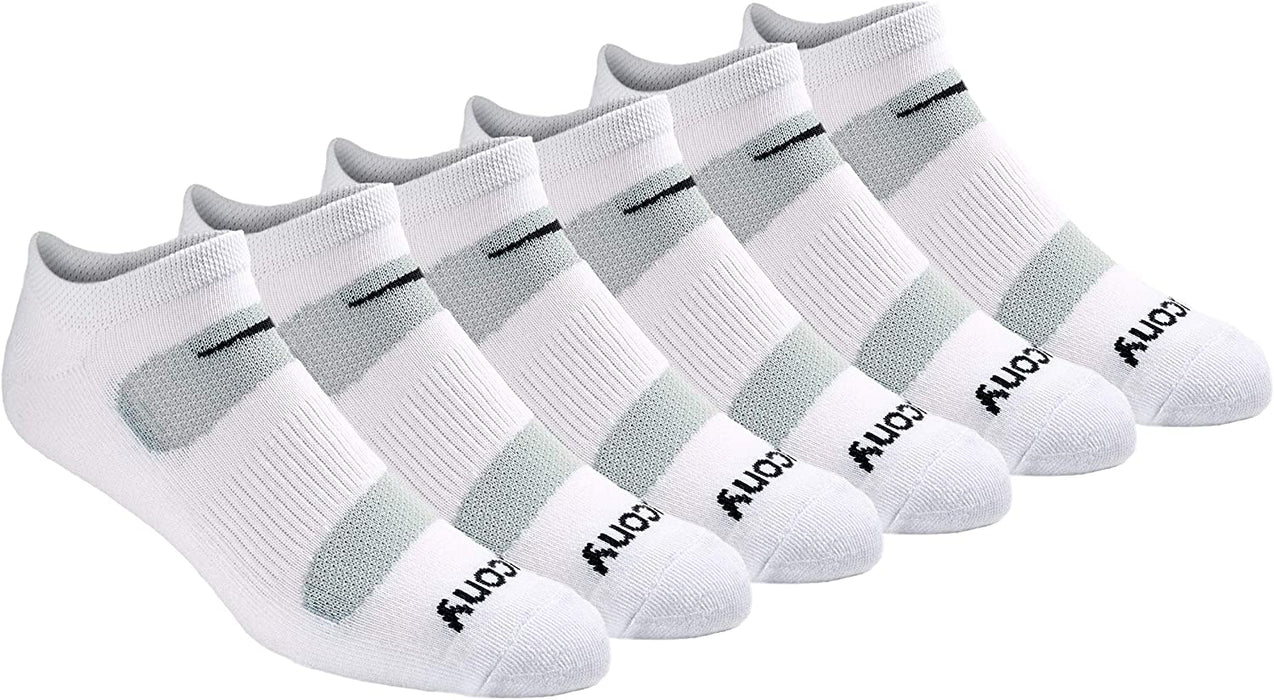 Men'S Multi-Pack Mesh Ventilating Comfort Fit Performance No-Show Socks