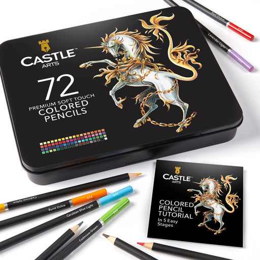 72 Colored Pencils Set